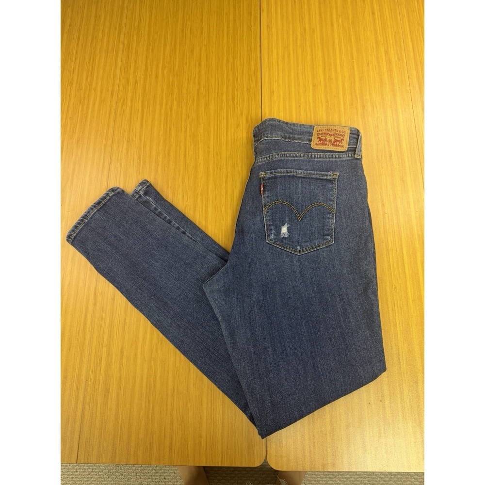 Levis's Jeans 711 Women's Skinny 33 Blue Slim Mid Rise Stretch Denim 33x30
